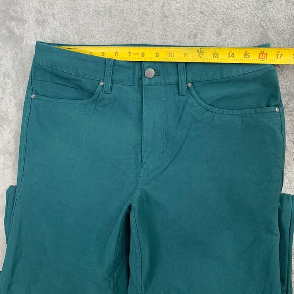 Lululemon ABC Relaxed-Fit Cropped Pant Mens 33x26” Utilitech Green Jasper Preppy - Picture 7 of 14